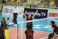 So möchten die Volleyballerinnen von Allianz MTV am liebsten auch nach dem Rückspiel gegen Mladost Zagreb feiern. Foto: CEV